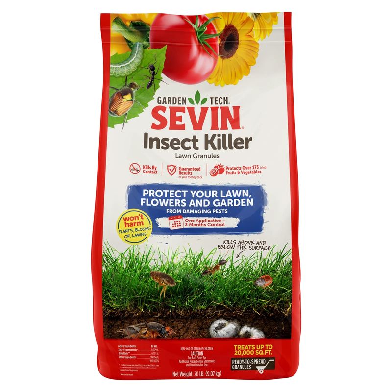 Sevin Insect Killer Outdoor Lawn Granules 20 lb