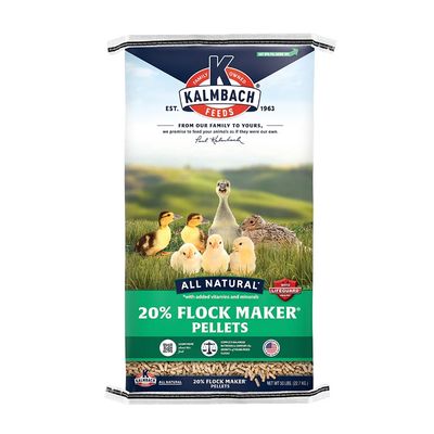 Kalmbach 20% Flock Maker® Pellets 50 lb Liberty Farm Home &amp; Garden Galion Ohio