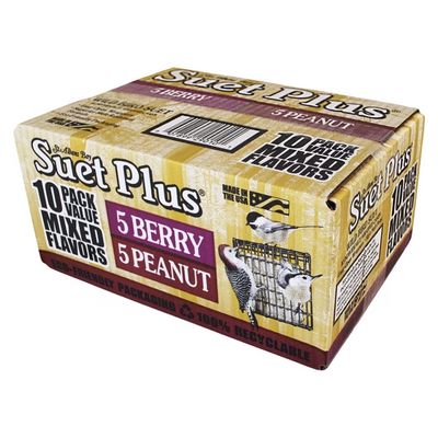 Suet Plus Mixed Flavor Suet (10 pack)