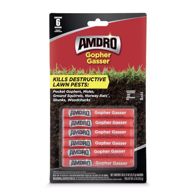 AMDRO Gopher Gasser Gopher Killer (6-Pack)