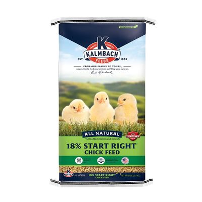 Kalmbach 18% Start Right® Chick Feed 50 lb Liberty Farm Home Garden Galion OH