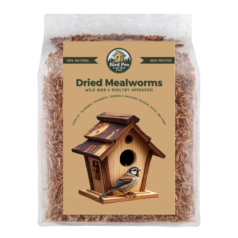 Bird Pro Dried Mealworms (1 lb)