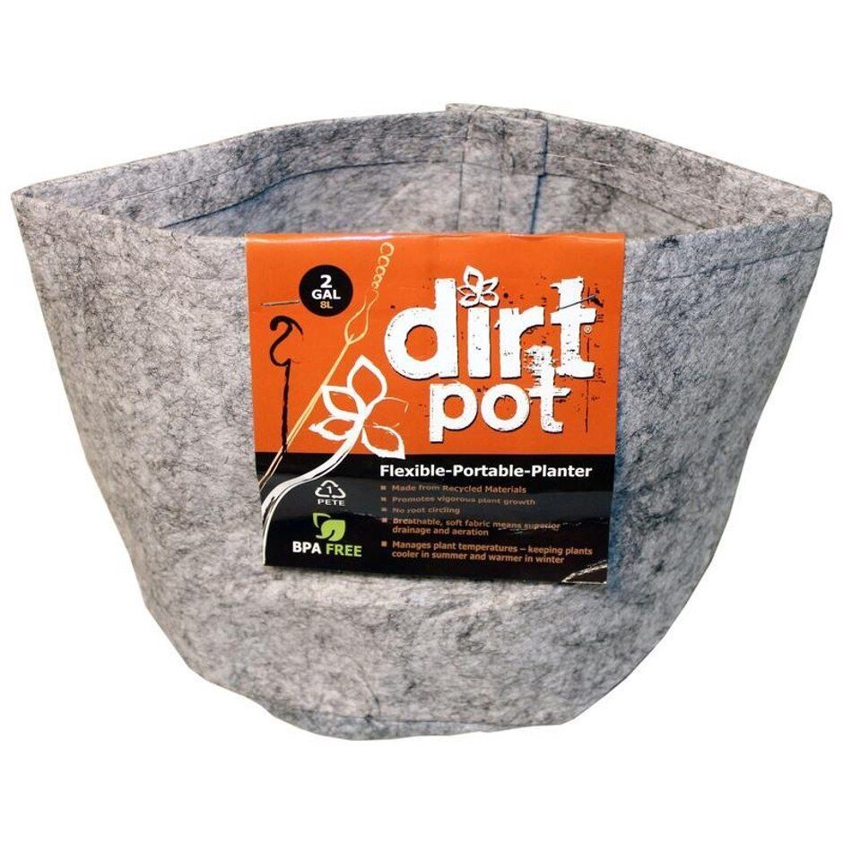 Hydrofarm Dirt Pot Flexible Planter (2-Gallon)