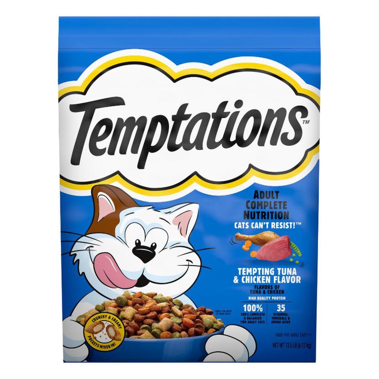 Temptations Tempting Tuna &amp; Chicken Flavor Dry Cat Food (13.5 lb)