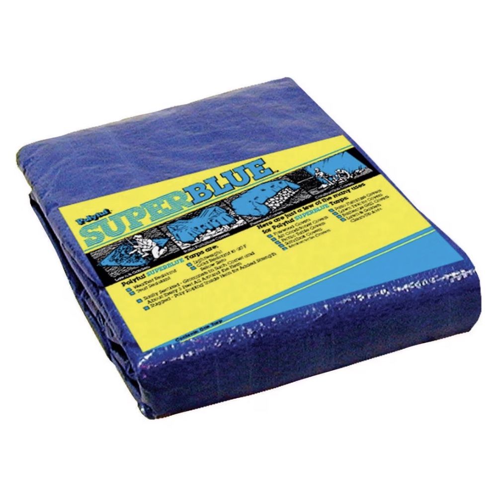 Polytuf SuperBlue® Tarp-UV 2.3oz (10 x 12)