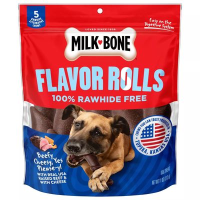 Milk-Bone Real Beef &amp; Cheese Flavor Rolls (11 oz)