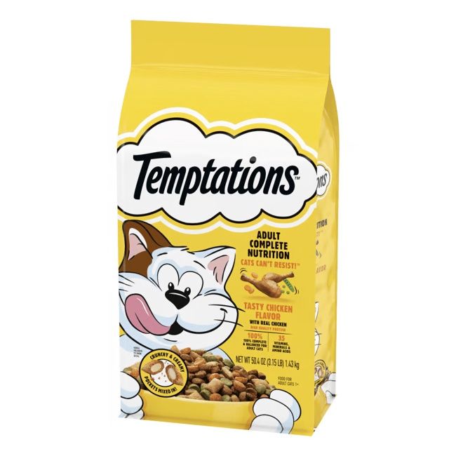 Temptations Tasty Chicken Flavor Dry Cat Food (3.15 lb)