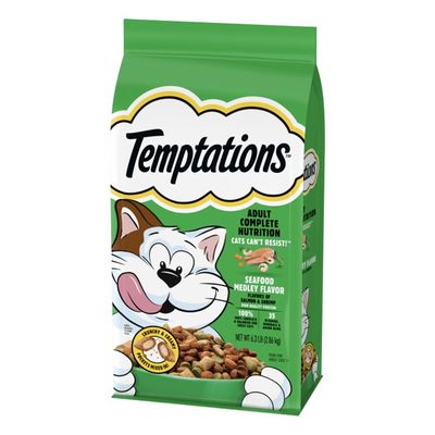 Temptations Seafood Medley Flavor Dry Cat Food (6.3 lb)