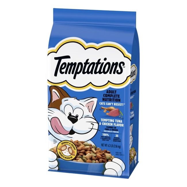 Temptations Tempting Tuna &amp; Chicken Flavor Dry Cat Food (6.3 lb)