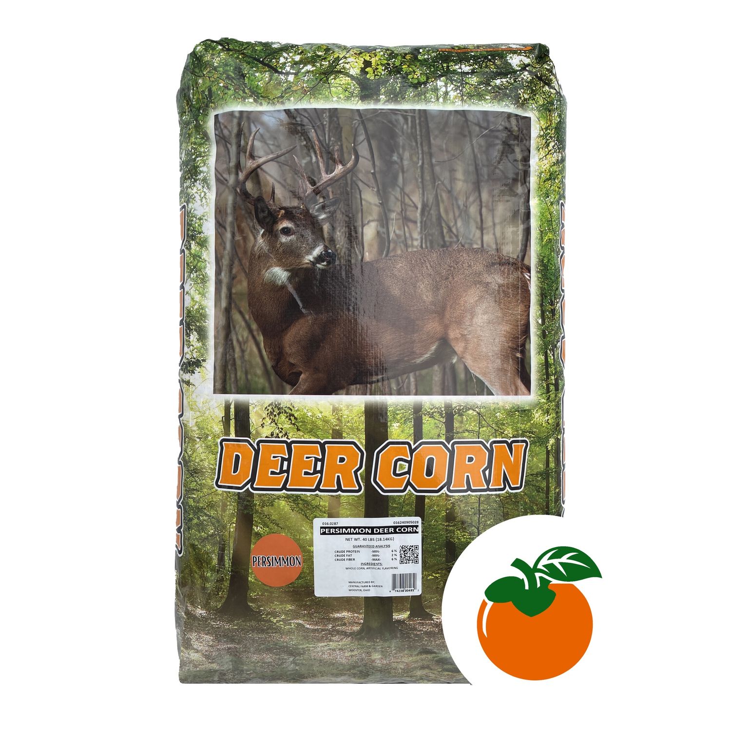 Deer Corn - Persimmon Flavor (40 lb)