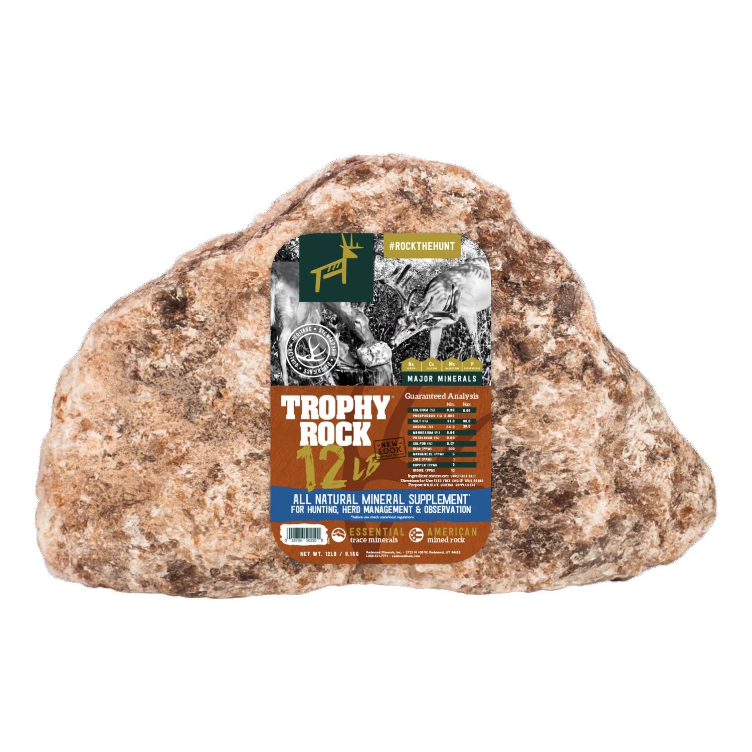 Trophy Rock All Natural Mineral Lick (12 lb)