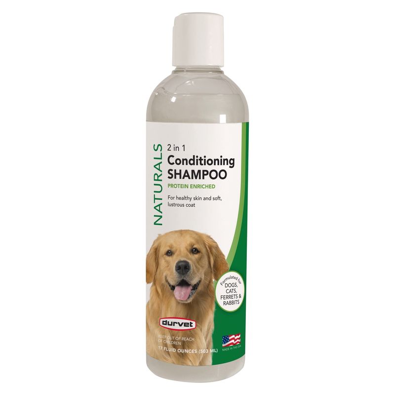 Durvet Naturals 2 in 1 Conditioning Shampoo (17 oz)