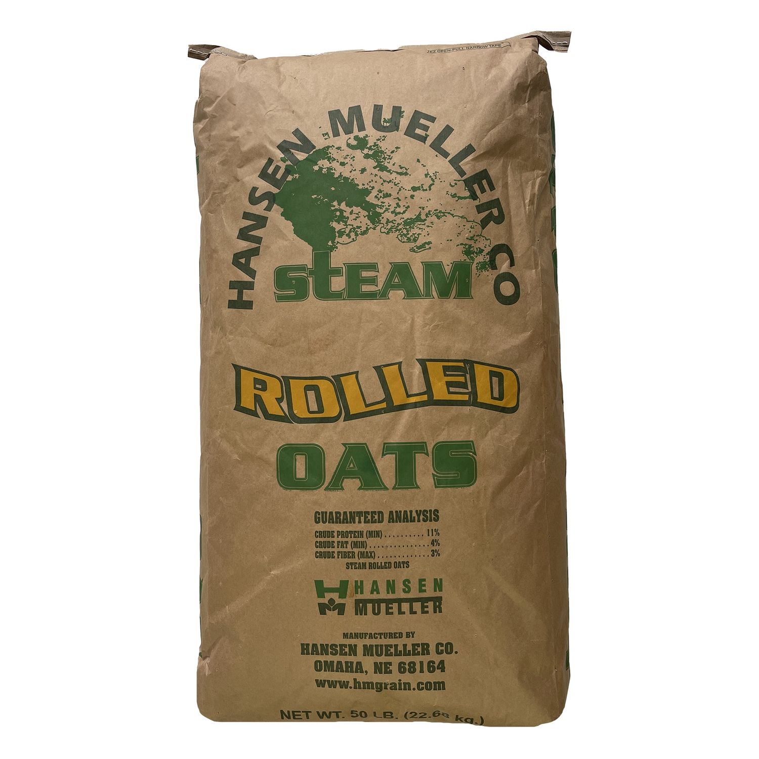 Hansen-Mueller Steam Rolled Oats (50 lb)