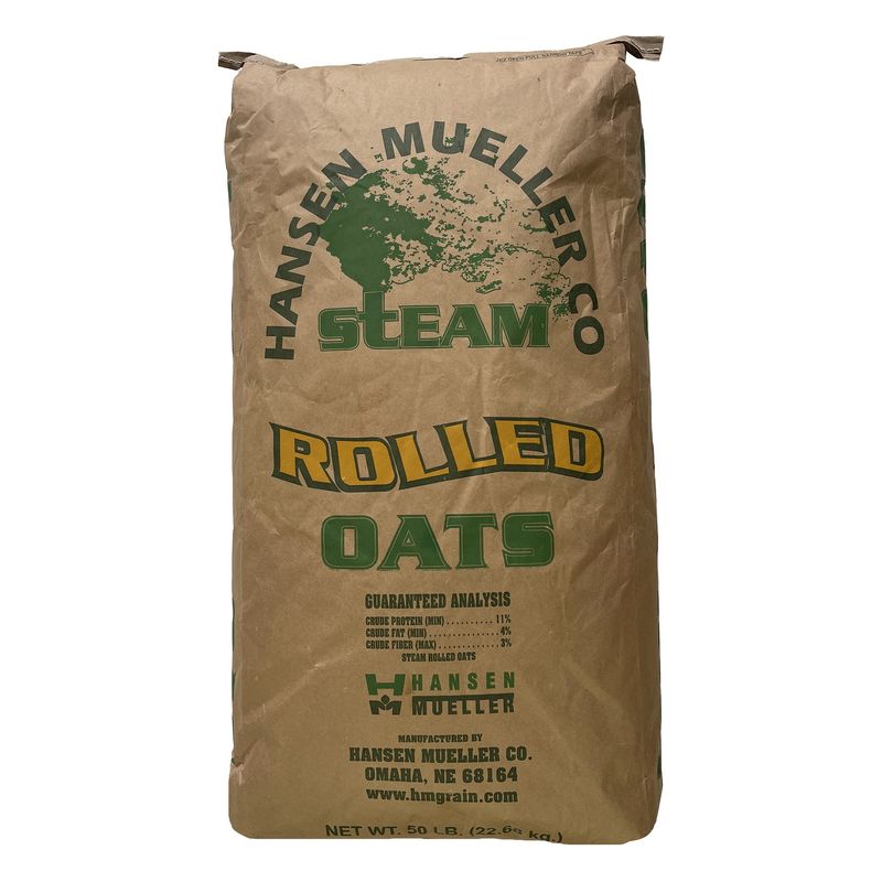 Hansen-Mueller Steam Rolled Oats (50 lb)