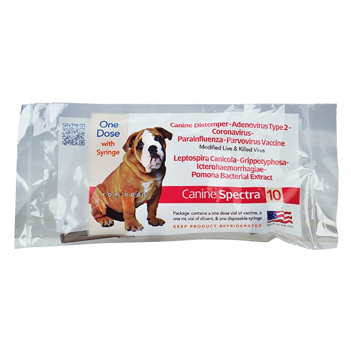 Spectra 10 Dog Vaccine &amp; Syringe