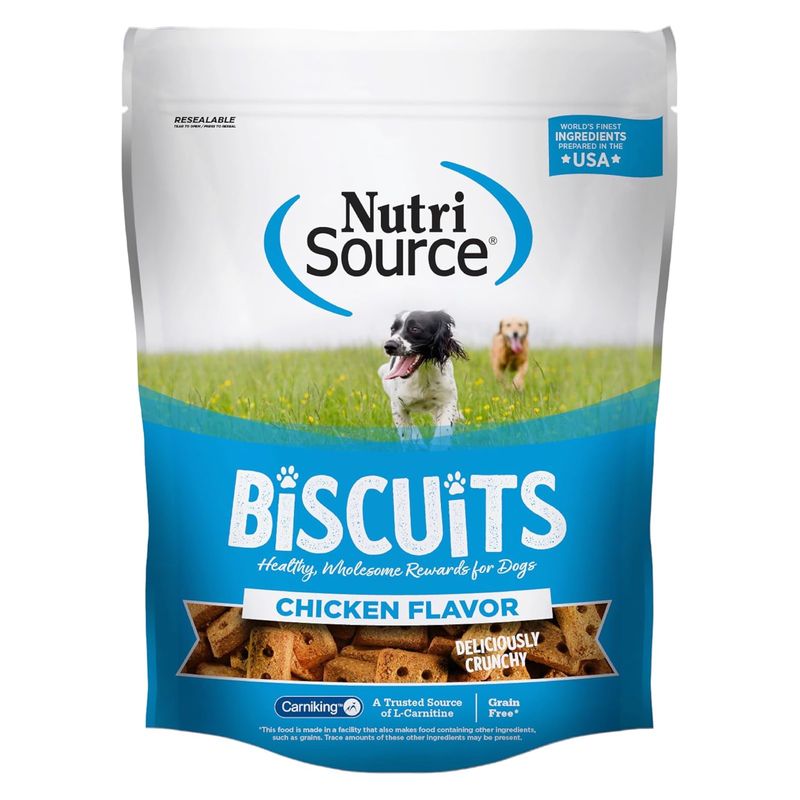 NutriSource Grain-Free Chicken Dog Treats (14 oz)