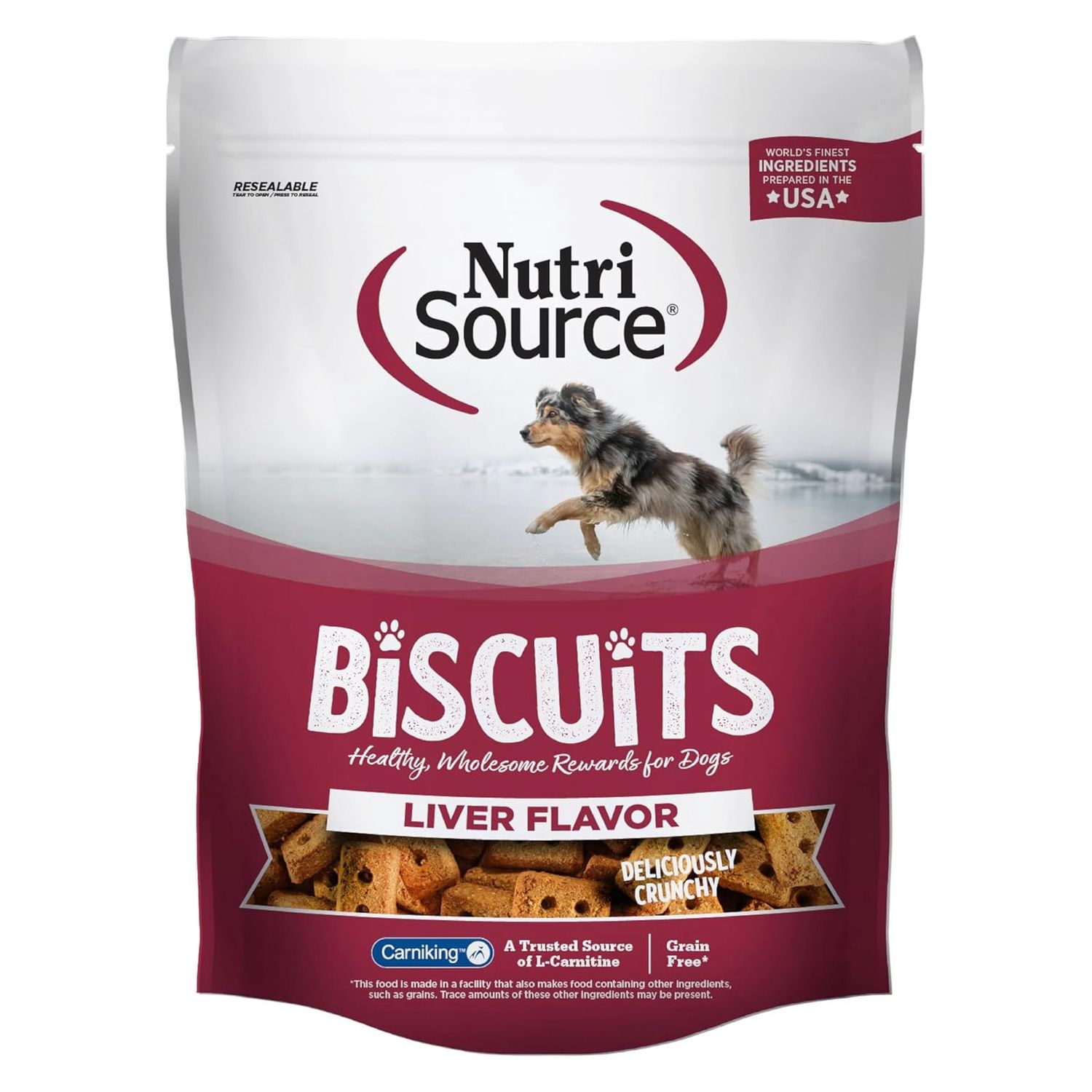 NutriSource Grain-Free Liver Dog Treats (14 oz)