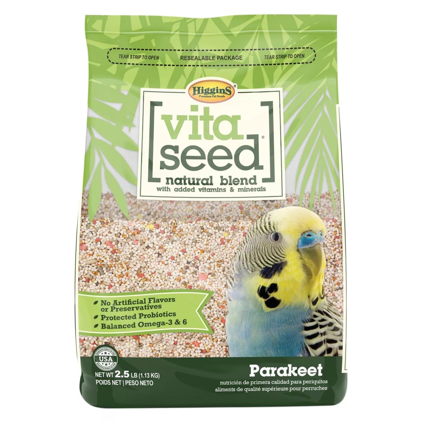 Higgins Vita Seed Parakeet (2.5 lb)