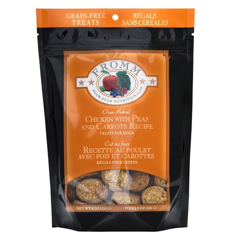 Fromm Four-Star Chicken with Peas and Carrots Dog Treats (8 oz)