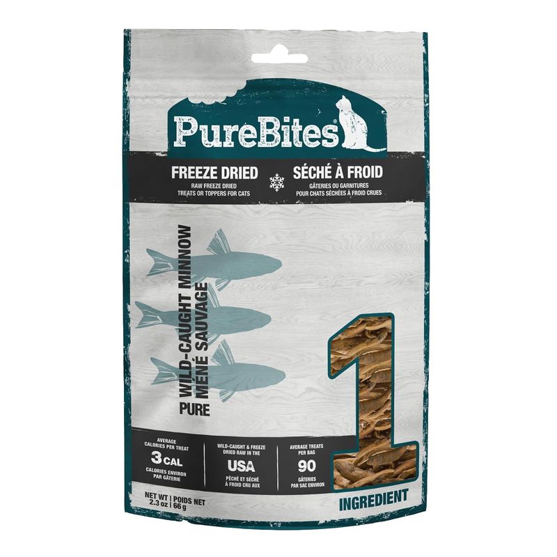PureBites Minnow Freeze Dried Cat Treats (2.3 oz)