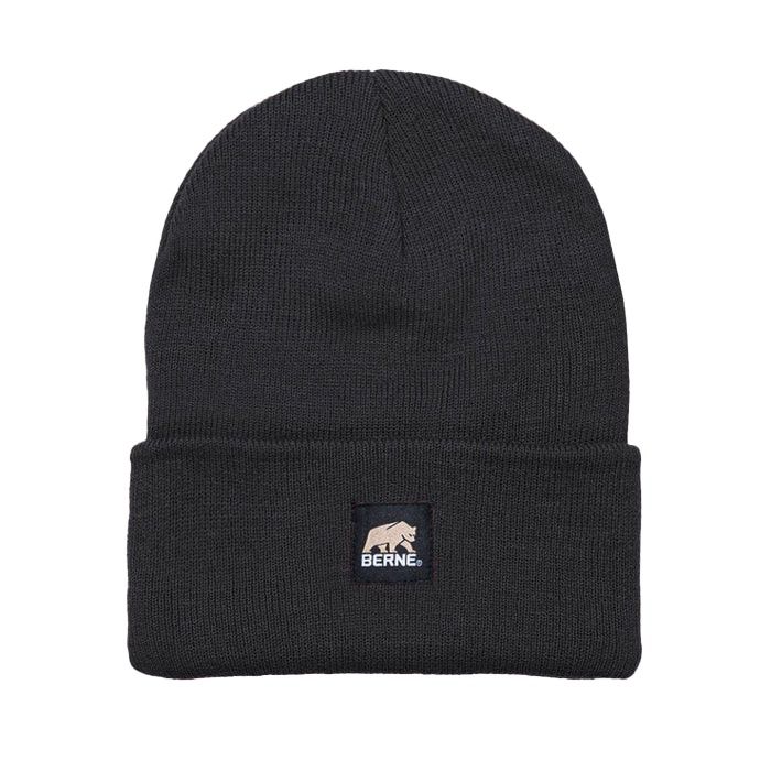 BERNE Heritage Knit Cuff Beanie, Color: Black