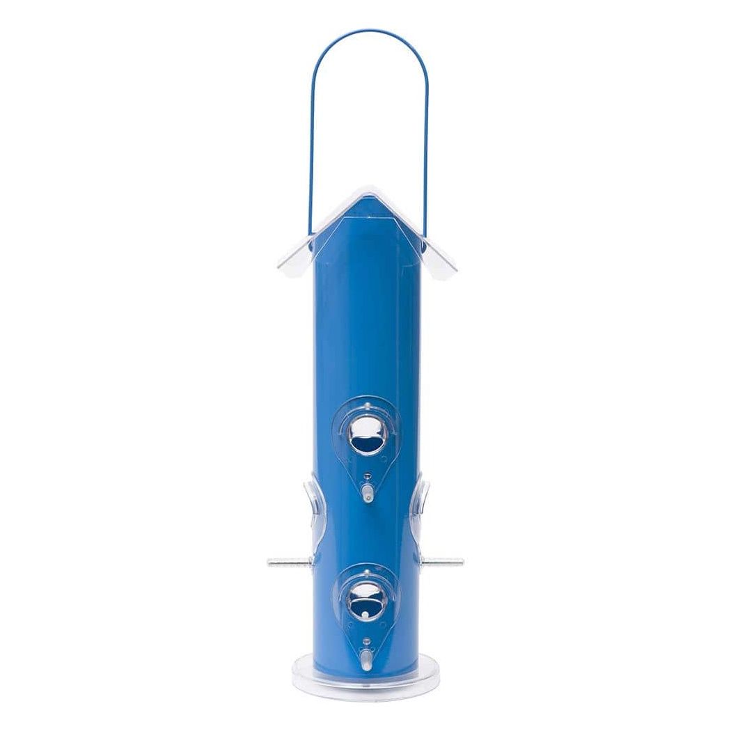 Perky-Pet Blue Metal Tube Feeder