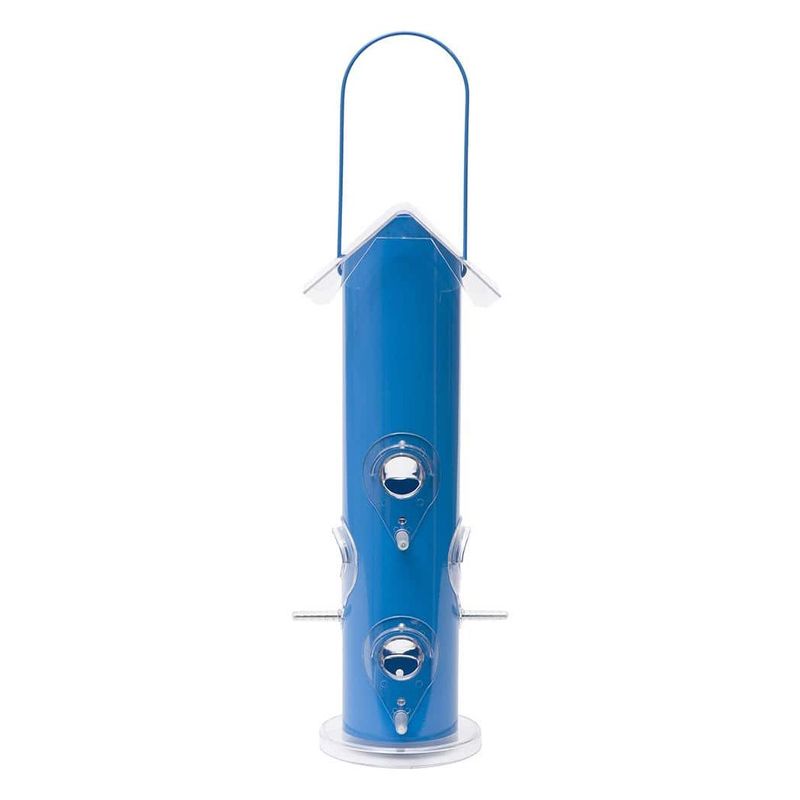Perky-Pet Blue Metal Tube Feeder