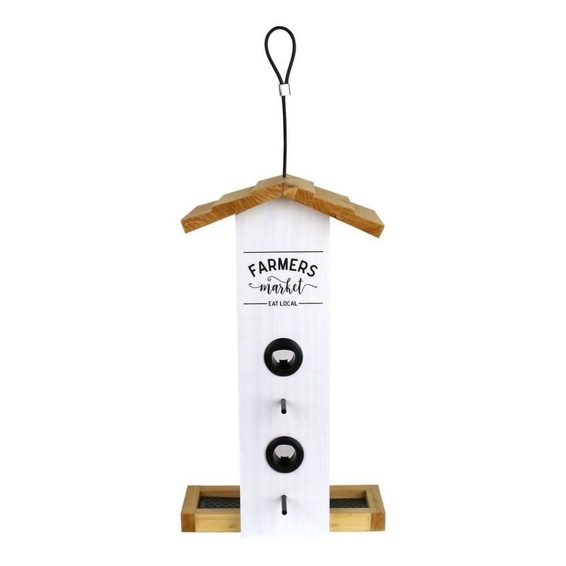 Wild Wings Vertical Cedar Bird Feeder