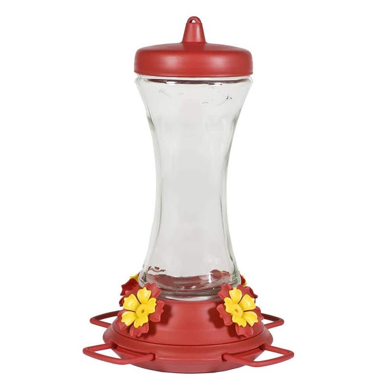 Perky-Pet Adjustable Perch Glass Hummingbird Feeder