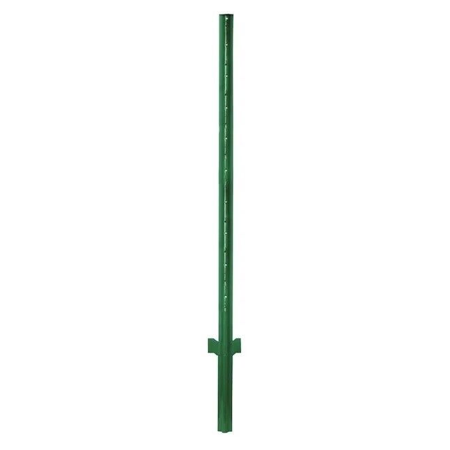 Garden Zone Heavy Duty Green Fence U-Post (5 ft)