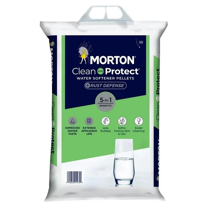 Morton Clean and Protect® Plus Rust Defense® Water Softener Salt Pellets (44 lb)