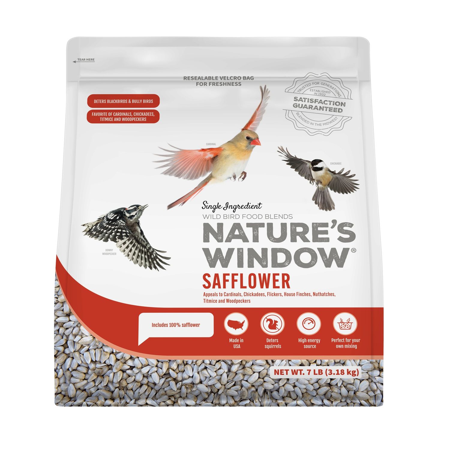 Nature&#39;s Window Safflower Seed (7 lb)