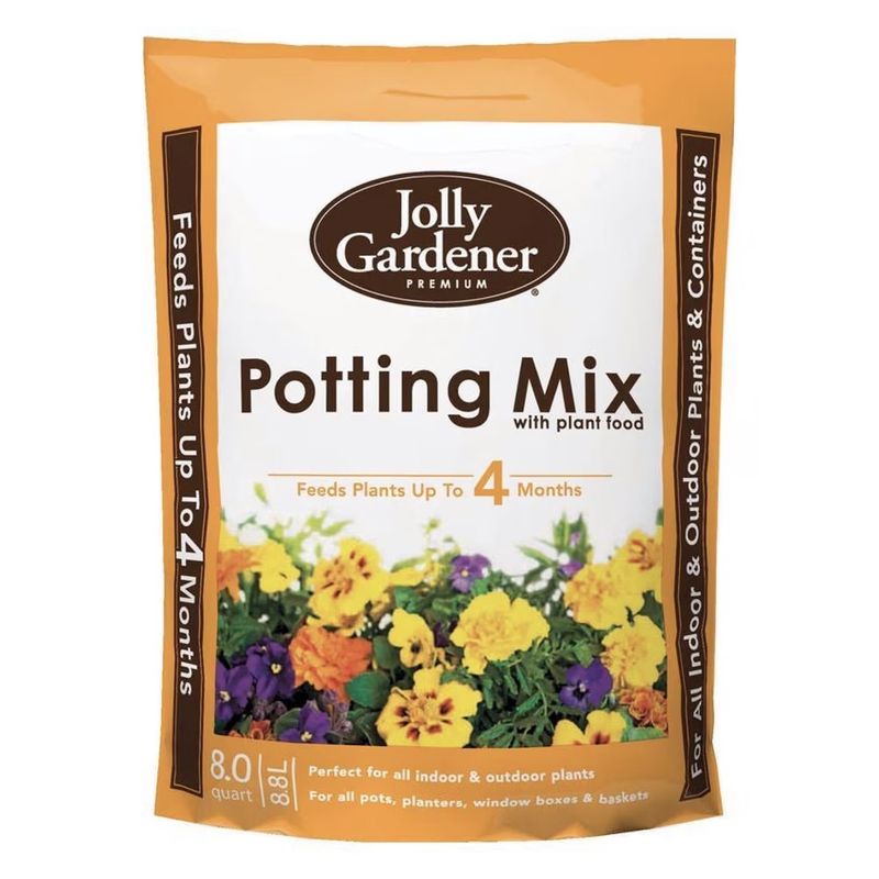 Jolly Gardener Premium Potting Mix w/ Plant Food (8 qt)