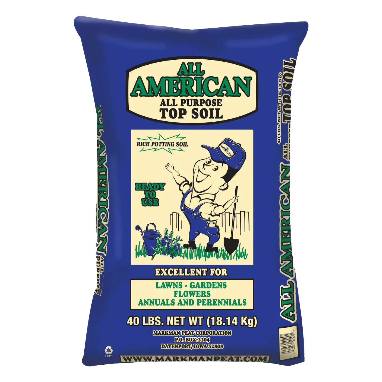 All American All Purpose Top Soil (40 lb)