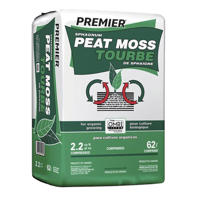 peat moss soil amendment for improving moisture retention