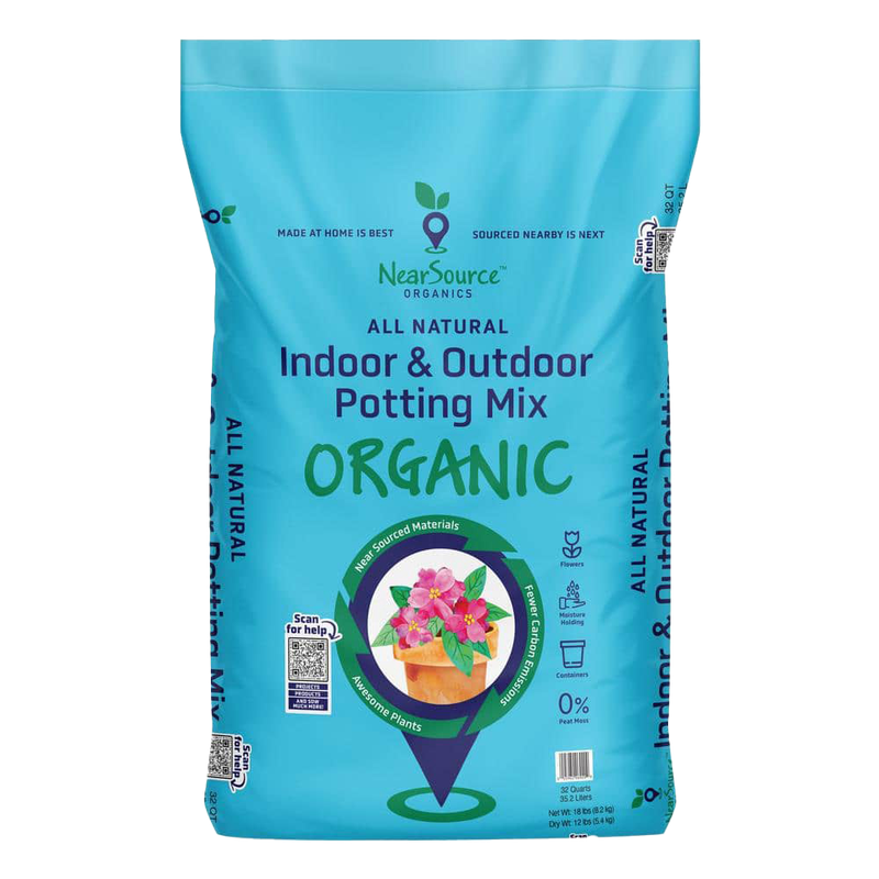 NearSource Organics All Natural Indoor and Outdoor Potting Mix (1.25 CF)