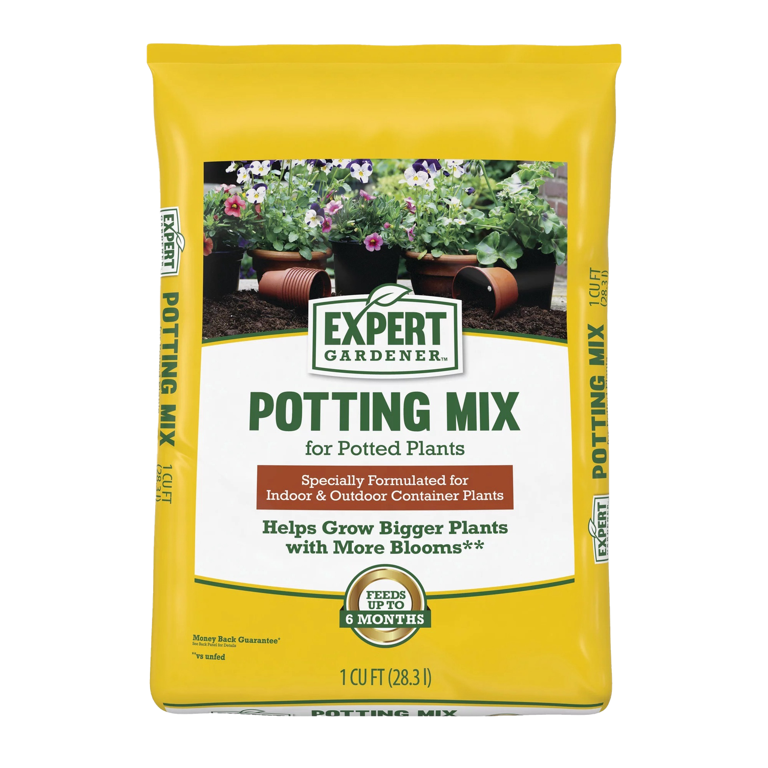 Expert Gardener Potting Mix for Indoor &amp; Outdoor Potted Plants 1 cf