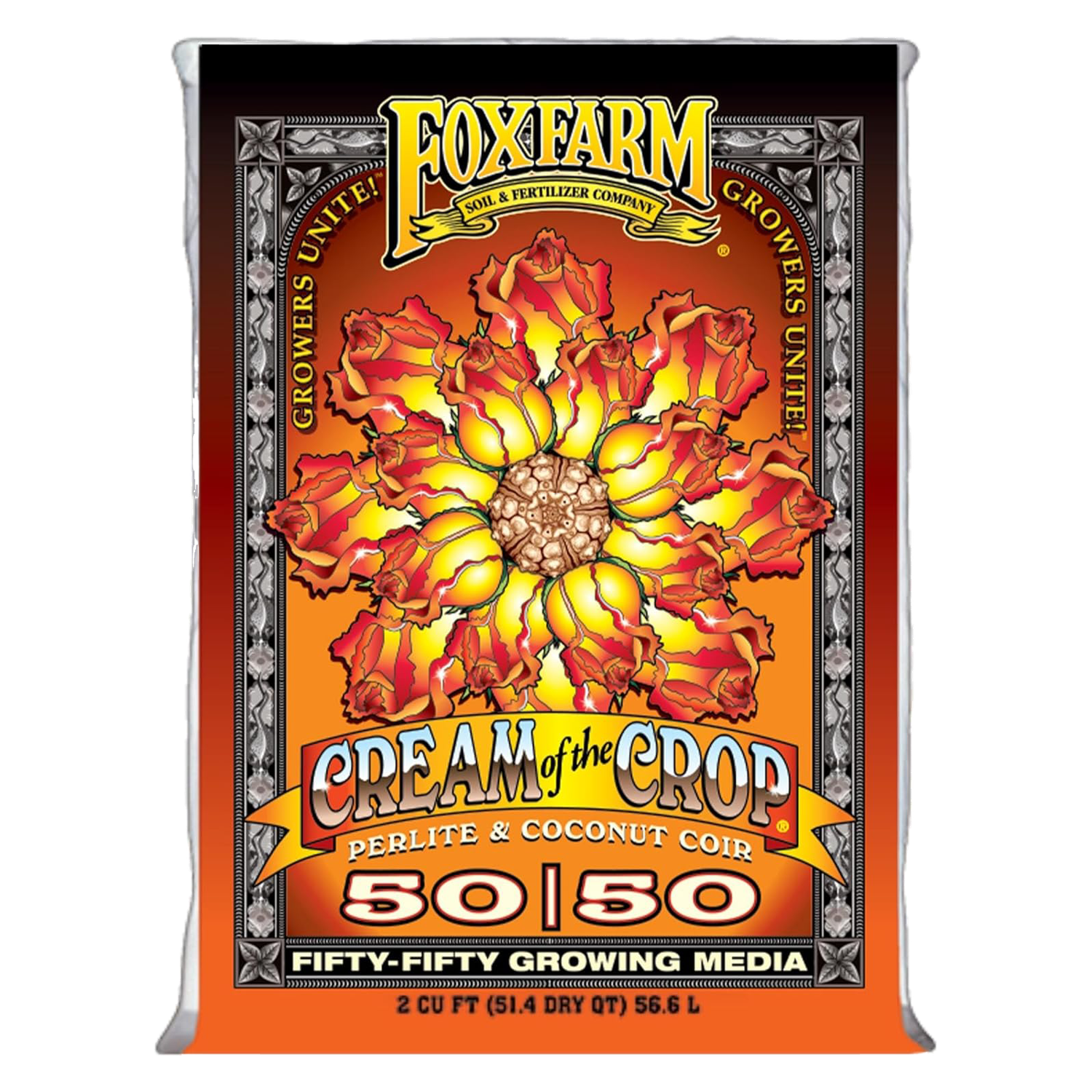 FoxFarm 50/50 Cream of the Crop Perilite &amp; Coconut Coir 2 cf