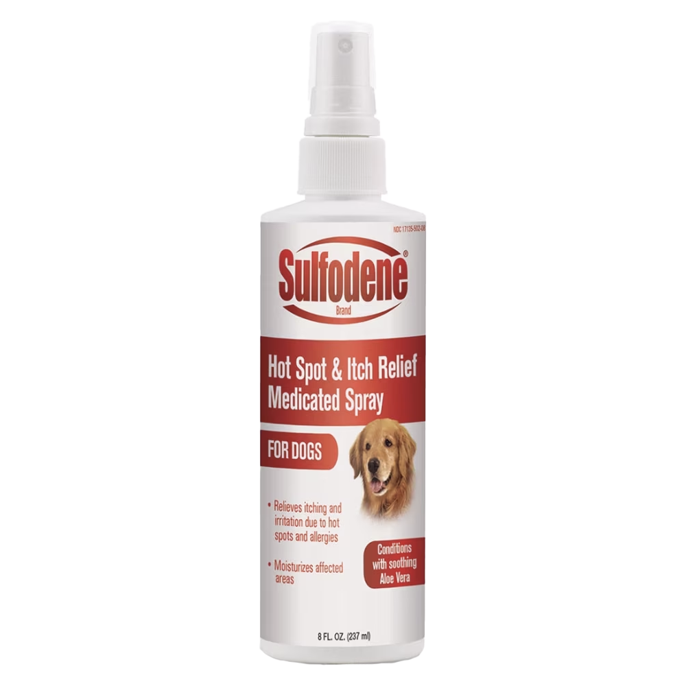 Sulfodene Hot Spot &amp; Itch Relief Medicated Spray for Dogs (8 oz)