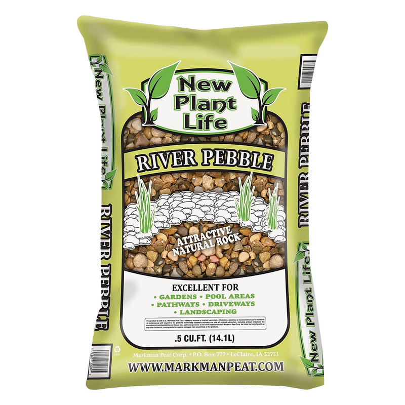 New Plant Life River Pebble #57 Gravel (0.5 cf)