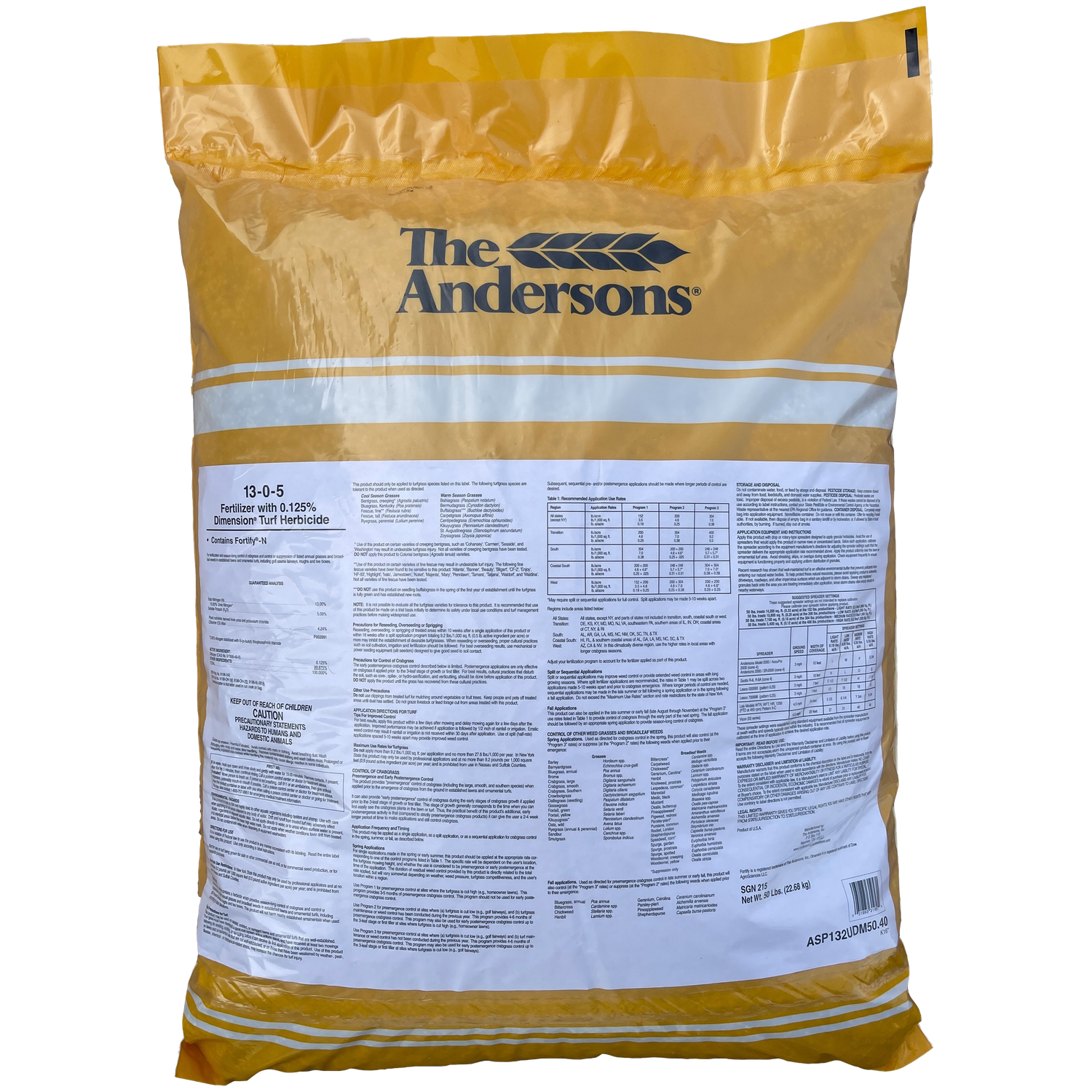 The Andersons  13-0-5 Weed &amp; Feed 50 lb
