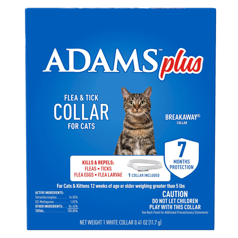 Adams Plus Flea &amp; Tick Collar for Cats