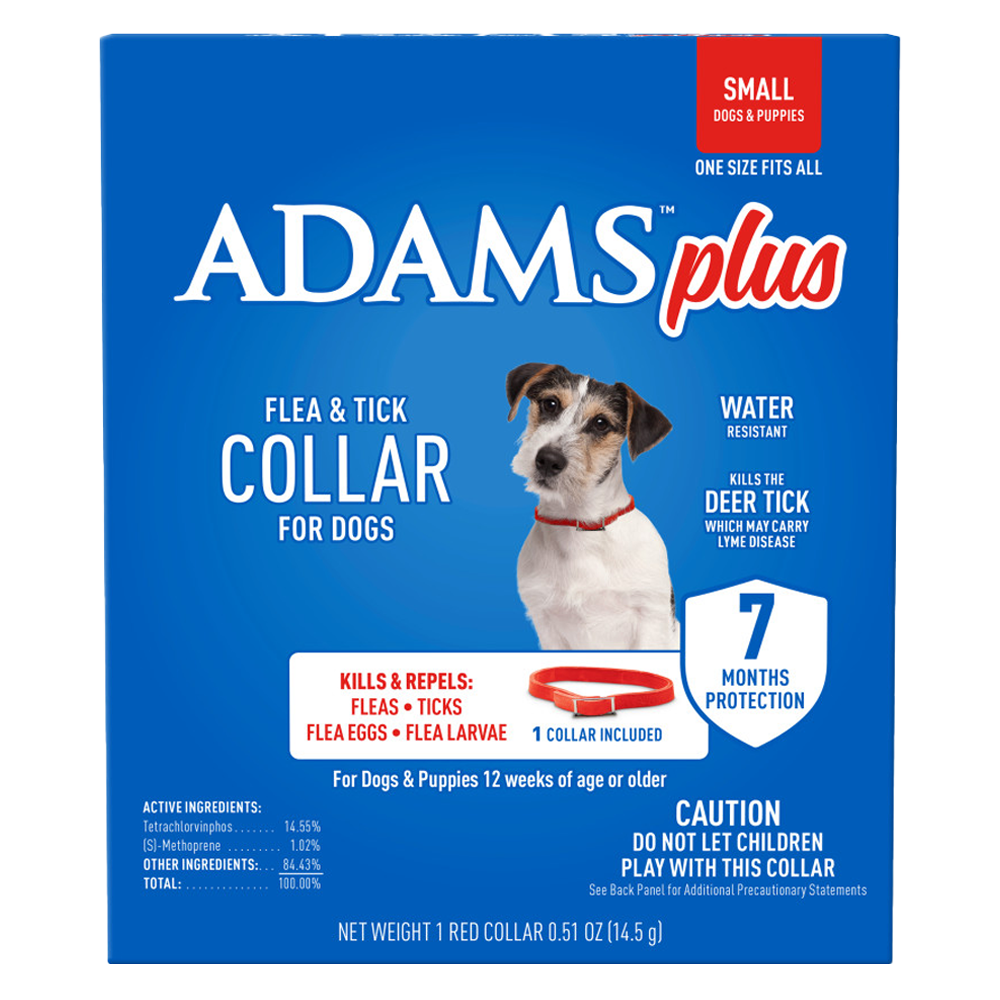 Adams Plus Flea &amp; Tick Collar for Dogs (Small)
