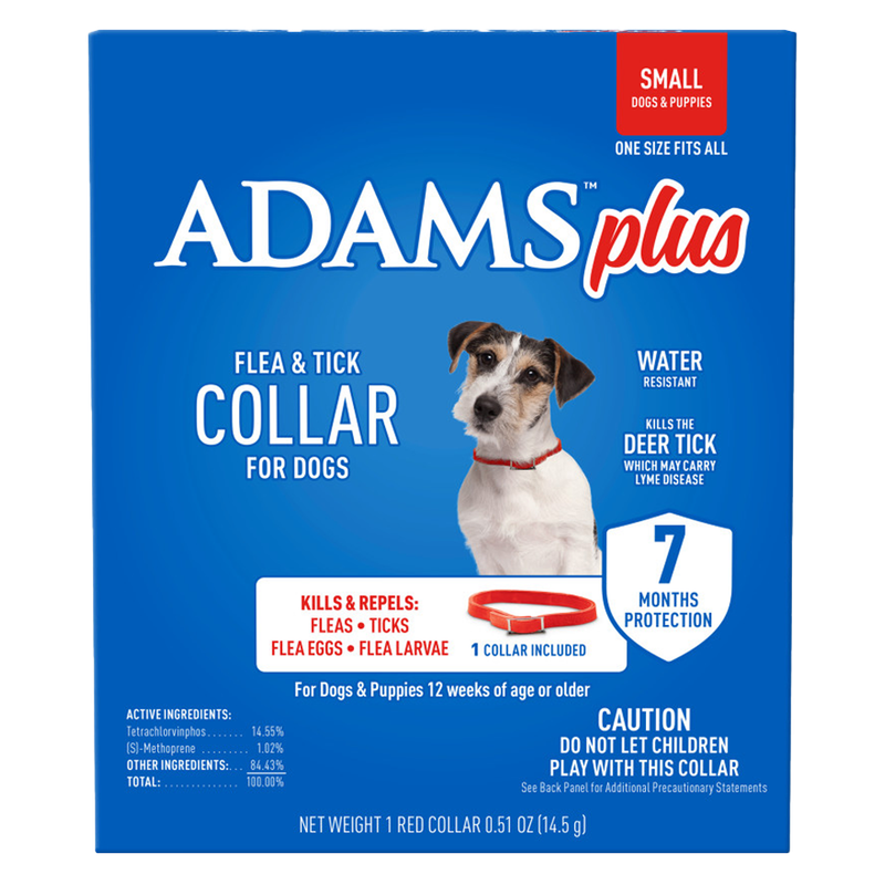 Adams Plus Flea &amp; Tick Collar for Dogs (Small)
