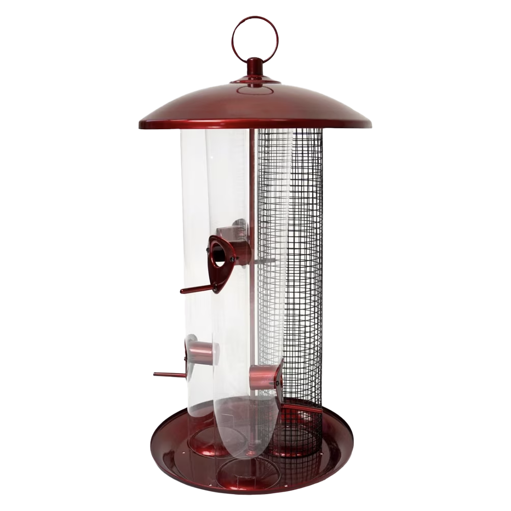 North States Crimson Triple Tube Feeder (8 lb Capacity)