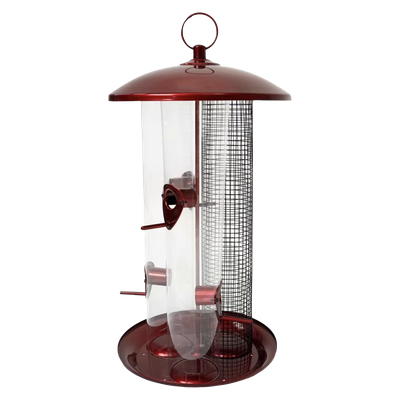 North States Crimson Triple Tube Feeder (8 lb Capacity)