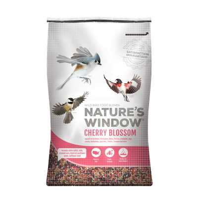Nature’s Window Cherry Blossom 18 lb birdseed bag — LibertyFHG Galion OH