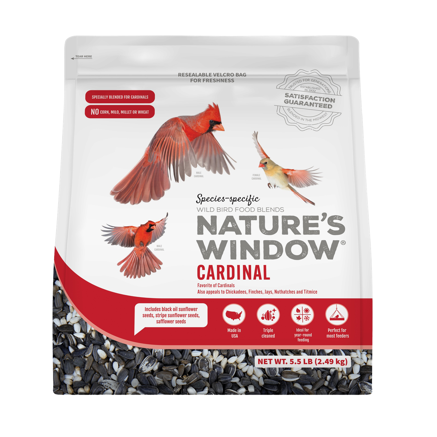 Nature&#39;s Window Cardinal (5.5 lb)