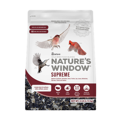 Nature’s Window Supreme 6 lb birdseed bag — LibertyFHG Galion OH