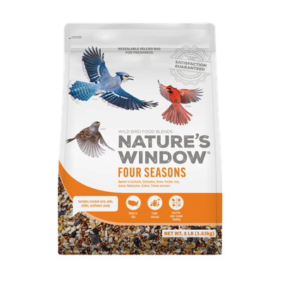Nature’s Window Four Seasons 8 lb birdseed bag — LibertyFHG Galion OH